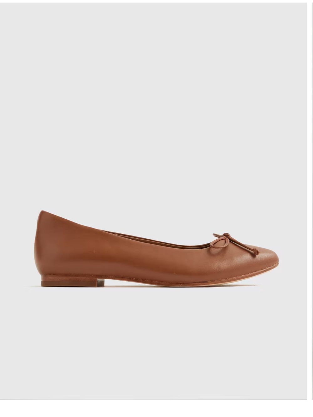 Quince Bow Ballet Flats - Picture 1 of 7
